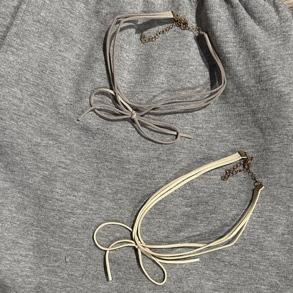 Set of 2 Bow Chokers - Picture 1 of 2